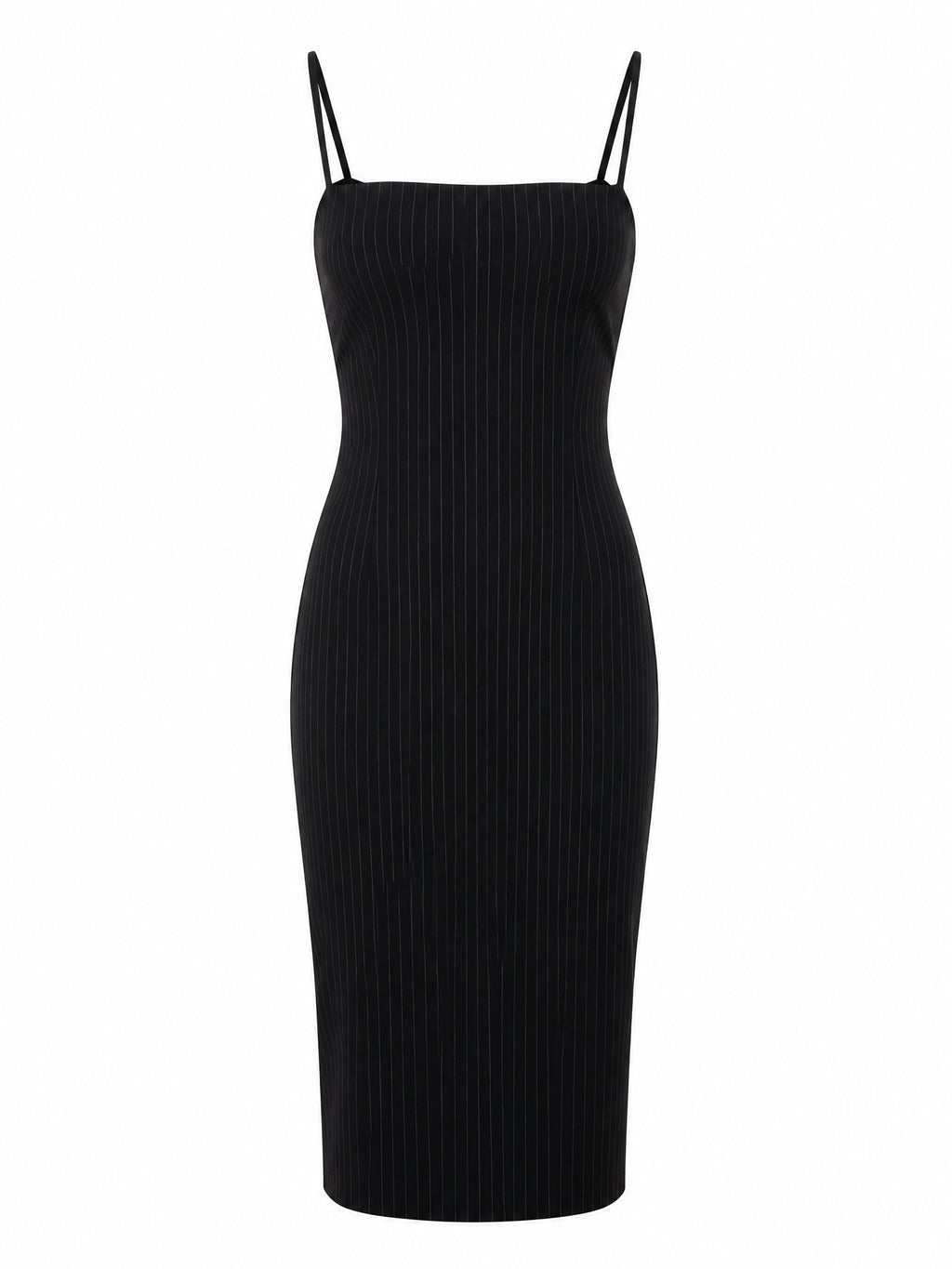MONICA PINSTRIPE – Black
