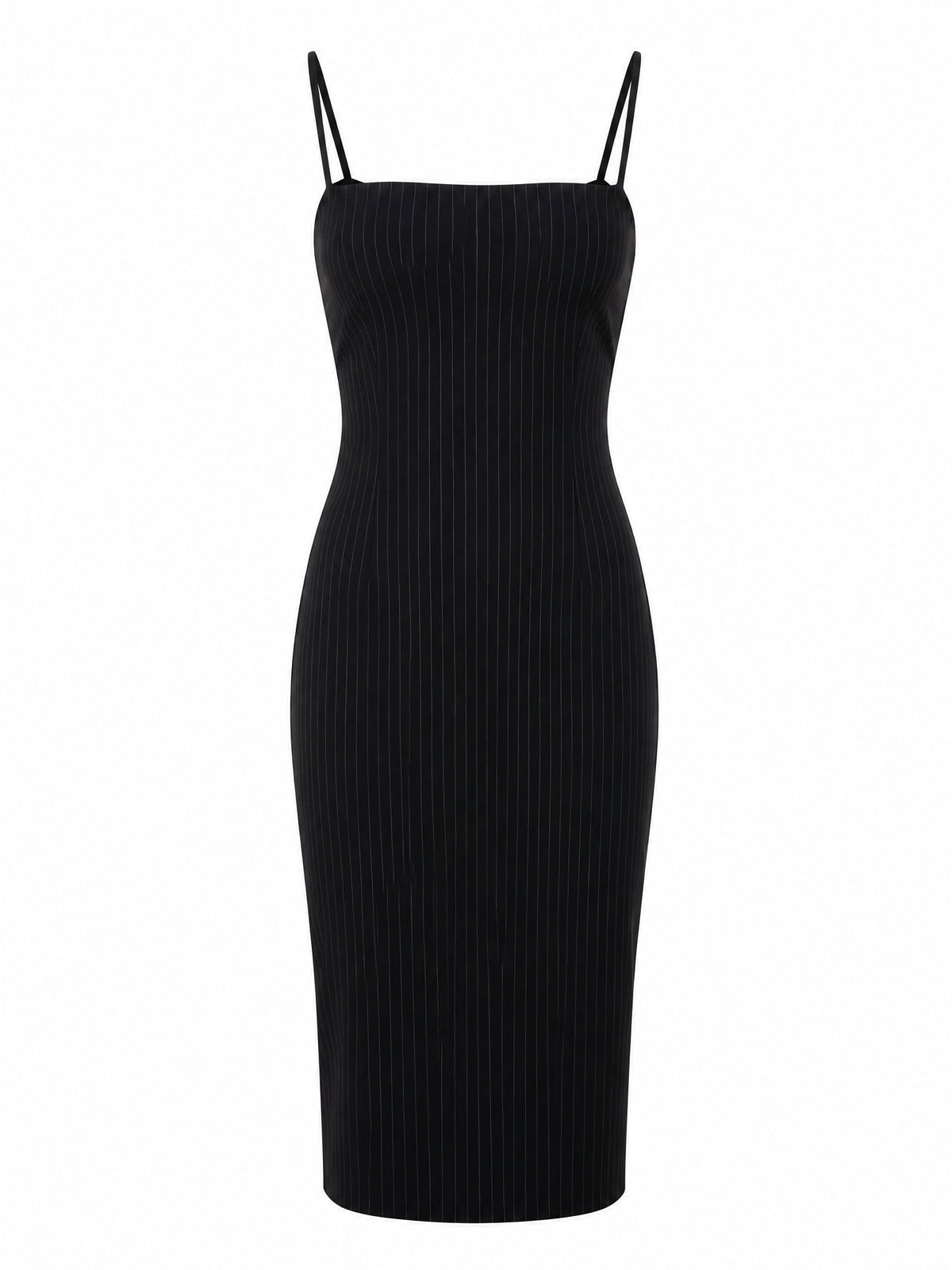 MONICA PINSTRIPE – Black