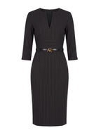 THE AUDRAY PINSTRIPE – Black