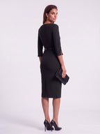 GINGER PINSTRIPE – Black