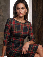 GINGER TARTAN – Navy