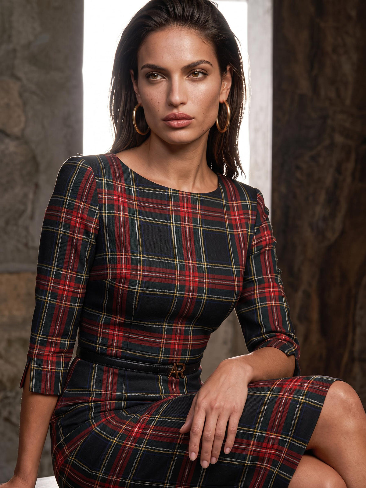 GINGER TARTAN – Navy