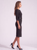 THE AUDRAY PINSTRIPE – Black
