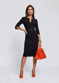 THE AUDRAY – Black Sheath Dress