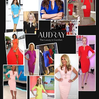THE AUDRAY - teal fitted sheath dress