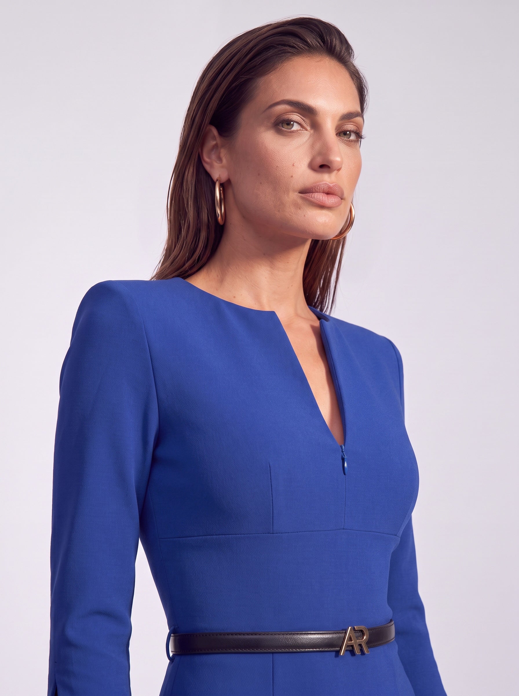 THE AUDRAY – Royal Blue Sheath Dress