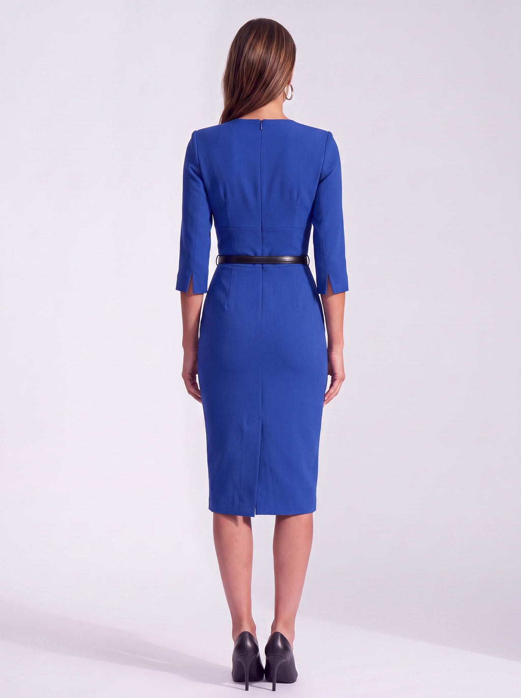 THE AUDRAY – Royal Blue Sheath Dress