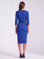 THE AUDRAY – Royal Blue Sheath Dress