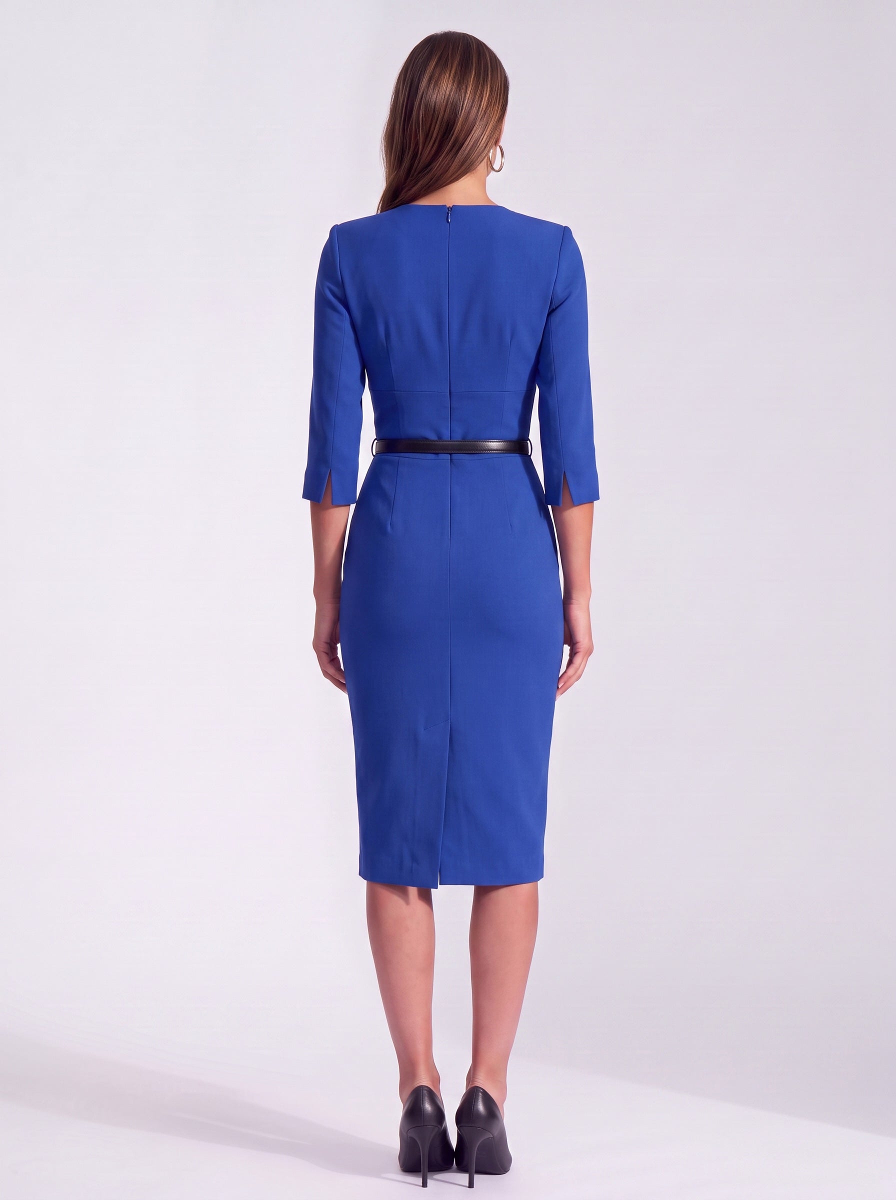 THE AUDRAY – Royal Blue Sheath Dress