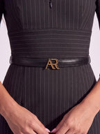 THE AUDRAY PINSTRIPE – Black