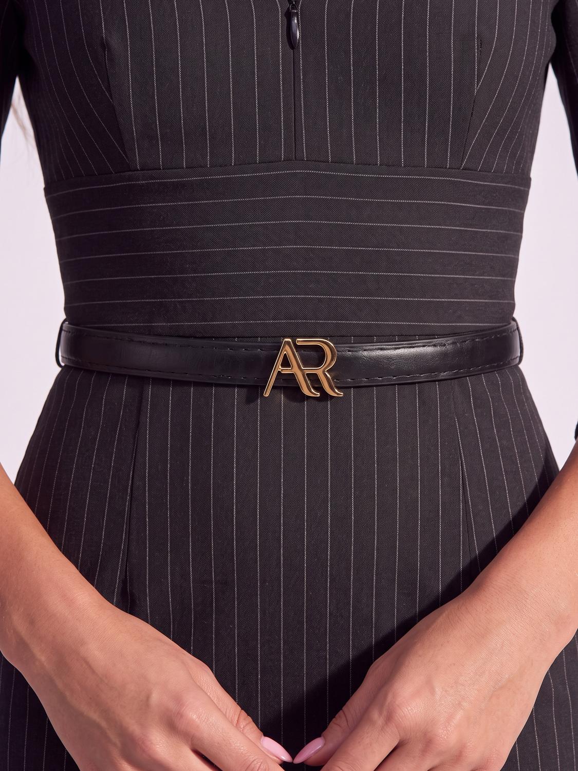 THE AUDRAY PINSTRIPE – Black