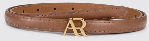 AUDRAY Belt - black, tan, beige and white