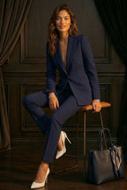 RAYA - Elegant navy Designer Pantsuit Work Attire