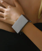 AUDRAY - Bold Bangles - Gold, Silver and Black