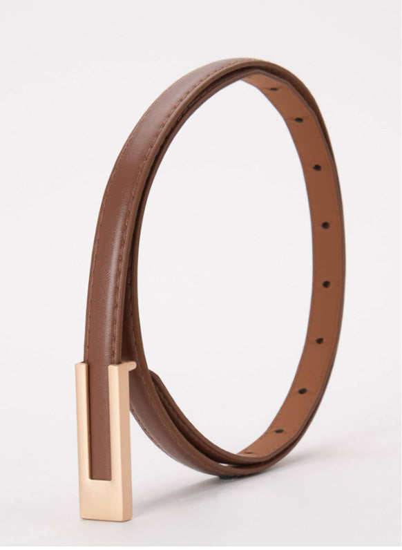 Tiny Belt - black, tan, beige and white