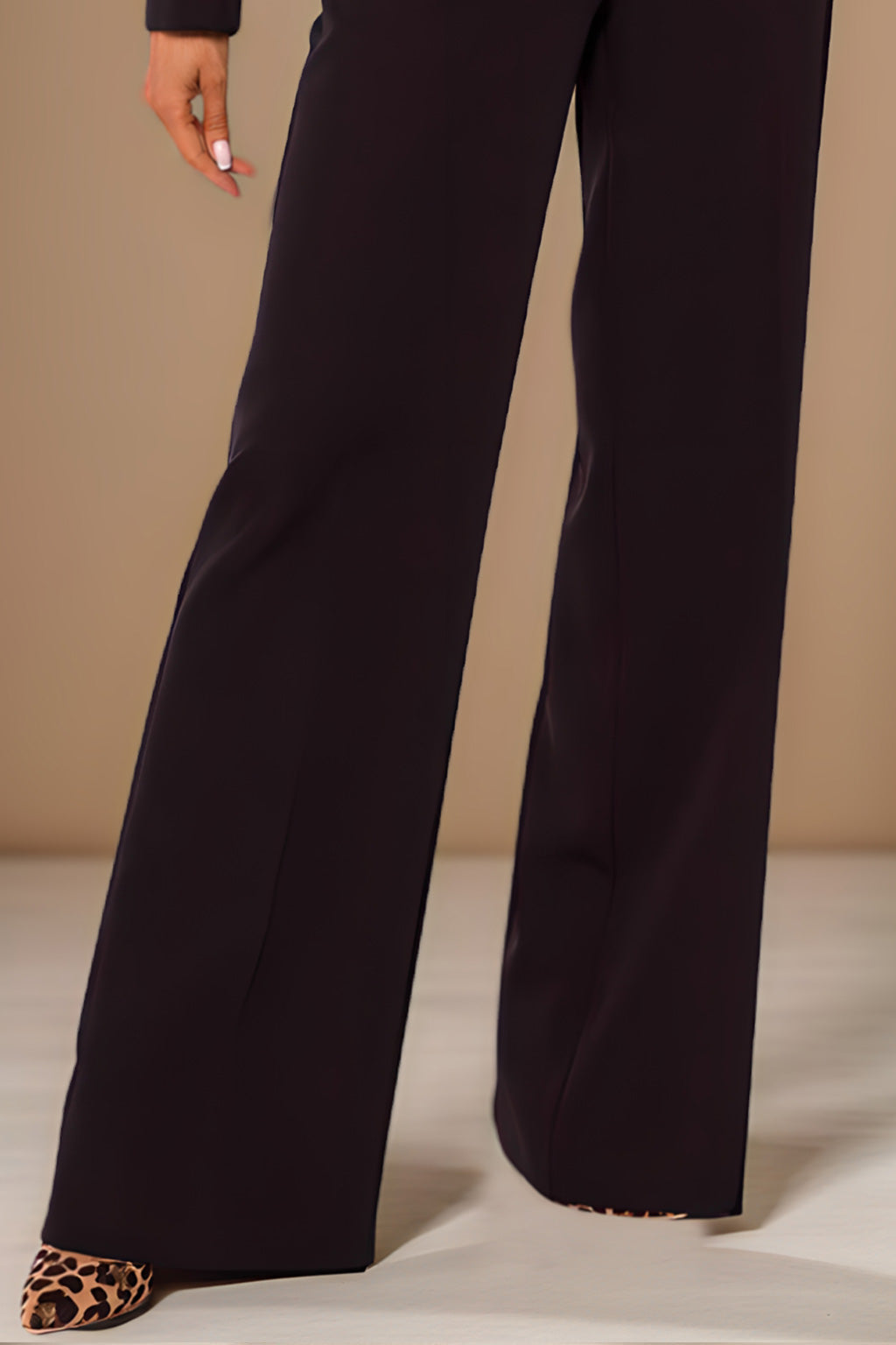 BLANCHET Black Business Jumpsuit with Long Sleeves by AUDRAY - image 3