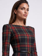 GINGER TARTAN – Navy – Detail