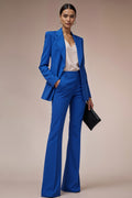 JYL - Elegant blue Designer Pantsuit
