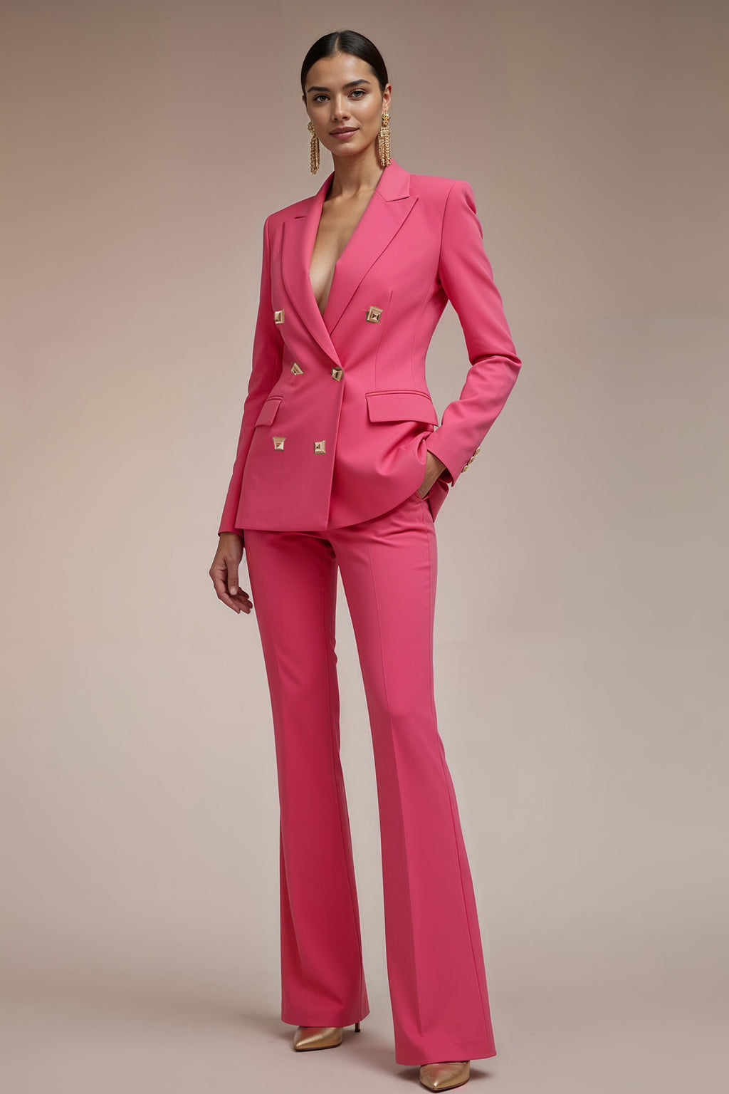 KELA - Elegant pink Designer Pantsuit