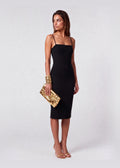 MONICA PINSTRIPE – Black