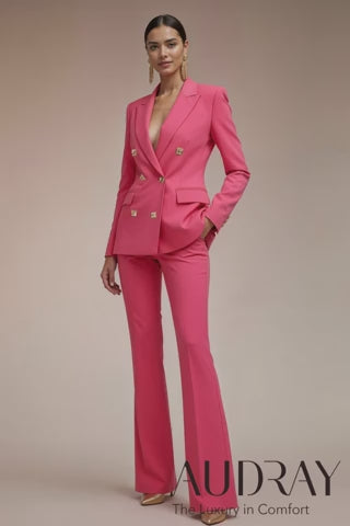 KELA - Elegant pink Designer Pantsuit