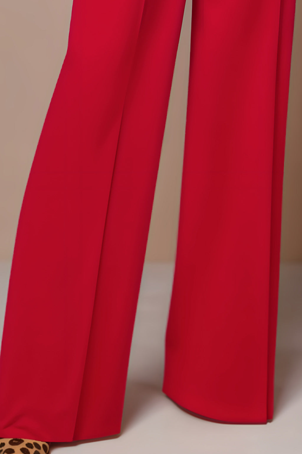 BLANCHET Red Occasion Jumpsuit with Long Sleeves by AUDRAY - image 3