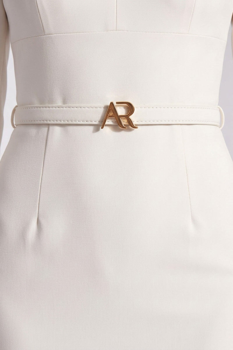 THE AUDRAY – Ivory Sheath Dress