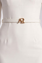 THE AUDRAY – Ivory Sheath Dress