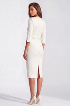 THE AUDRAY – Ivory Sheath Dress