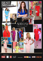 THE AUDRAY Olive Green Sheath Business Dress with 3/4 Sleeves by AUDRAY - image 9
