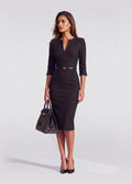 THE AUDRAY PINSTRIPE – Black