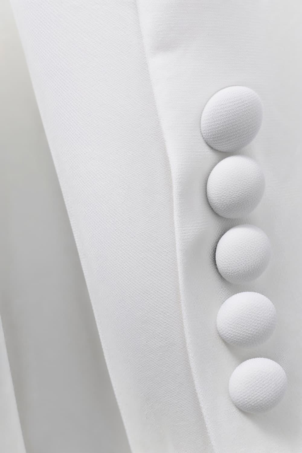 BYLA - Elegant White Bridal Pantsuit