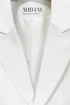JYL - Elegant White Business Pantsuit